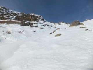 Guardando verso il Colle Chiosso e la punta della Gardetta