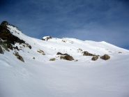 ultimo tratto,la vetta tutta a destra