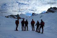 foto di gruppo poco sopra le Grange Sagneres (10-12-2011)