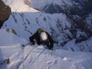 Mario esce sul pendio sommitale