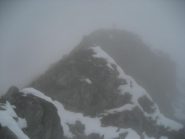 in discesa poco sotto la vetta