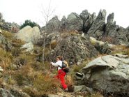 ultimo tratto di roccette: il regno delle vipere...