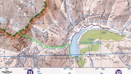 mappa itinerario