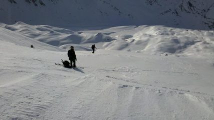 Ultimi metri prima dell'anticima