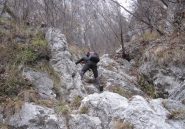 inizio del canalone belasa