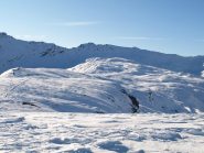 Dalla cima del Rascias, percorso verso Colle della Balma che ho seguito per un tratto in discesa
