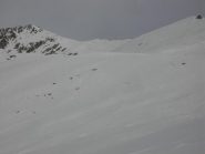 Ultimo tratto di cresta e colletto.