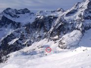 Dalla cima sguardo verso il Lago della Torre