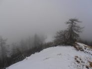 05 - panorama nullo dalla cresta e bufera che arriva con forti folate di vento