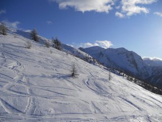 panorama verso la valle argentera