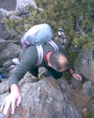 Davide in azione....