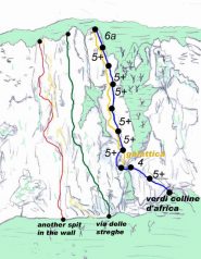 mappa della via
