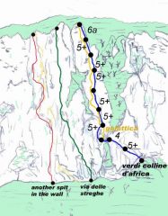 mappa della via