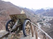 il cannone accanto alla Cappella di S,Maurizio