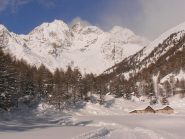 05 - panorama sul fondovalle da Champlaisant, Becca di Luseney a destra