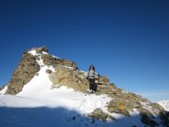 tratto di cresta prima della cima
