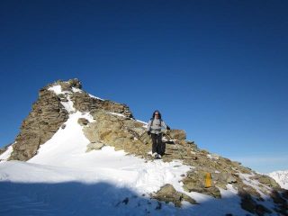 tratto di cresta prima della cima
