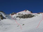 percorsi di salita possibili