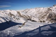 il primo pendio, dalla punta