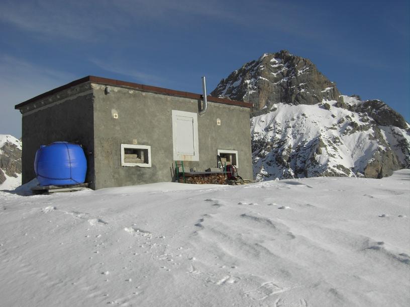 La ridotta sulla vetta.