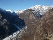 la valle orco e rosone tra ombra e sole