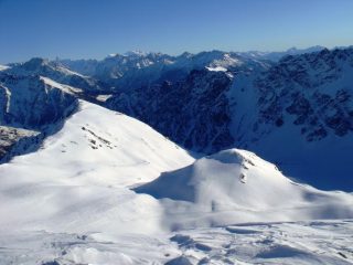 Dalla cima la Testa Cordella