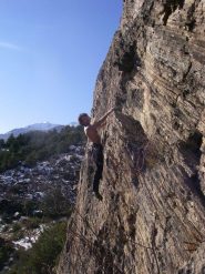 Gianluca 6c+ sole e neve!