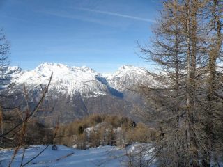 Panorama prima della discesa