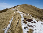 la dorsale che sale al Gradiccioli