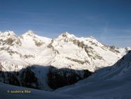 da sinistra Chuebodernhorn, Rotondo e Pesciora