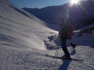 discesa all'ultimo sole