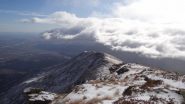la completa dorsale del Bric paglie da quota 2130m