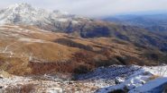 salendo vista sul Mucrone e Muanda