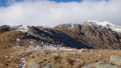 verso il Mombarone dal Bric Paglie