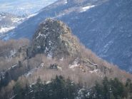 Testa di Pertia, zoom da Punta di Tirolo