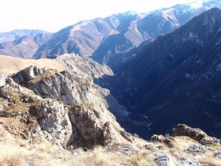 la selvaggia Valle Corsaglia    dalla cima