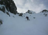 imbocco del canalino inferiore