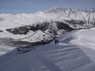 ultimo tratto vista Velan e Combin