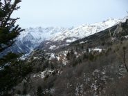 Bec e alpe di Mea dal sentiero balcone
