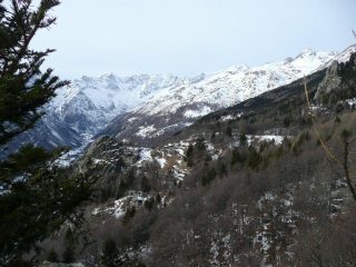 Bec e alpe di Mea dal sentiero balcone