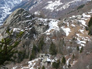 Bec e alpe di Mea dal sentiero balcone