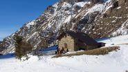 un momento di pausa alla Bergerie de la Moutière (1-1-2012)