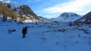 salendo verso la Bergerie de la Moutière (1-1-2012)