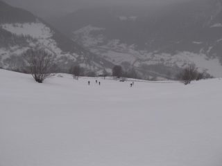 ampi prati nella parte bassa