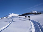 l'arrivo a Les Ors  ...