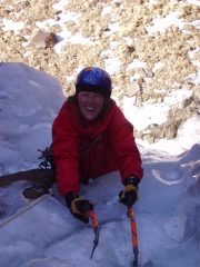 Viviana Savin nella goulotte nel 2005