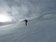 Vento forte sul pendio terminale