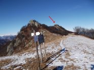 la punta Gutzart vista dal passo di Ceresola 