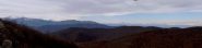 Panorama sulle alpi dalla cima