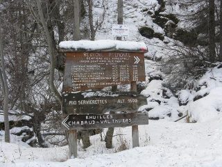 inizio del sentiero dei Forestali
